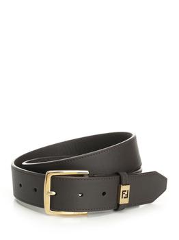Fendi Logo Buckle Belt - Black