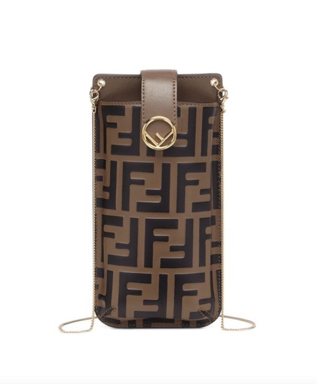 Fendi Coin Card Pouch - Black