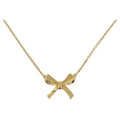 Fendi Logo Pendant Necklace - Gold