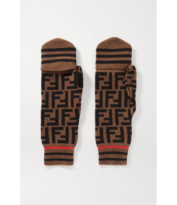 Fendi Wool Beanie - Black