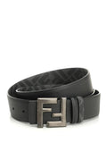 Fendi FF Logo Belt - Red