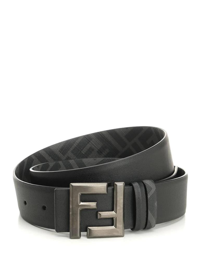 Fendi Leather Belt - Black