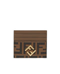 Fendi Card Holder With Chain - Black
