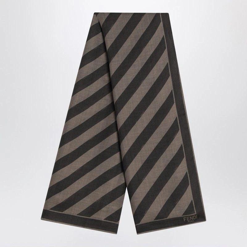 Fendi Silk Tie - Black
