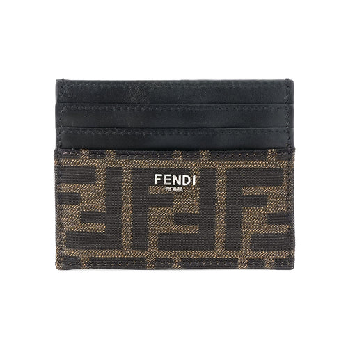 Fendi Baguette Card Holder - Black