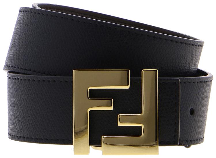 Fendi Logo Buckle Belt - Brown