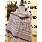 Fendi Baguette Print Foulard - Red