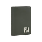 Fendi Square FF Card Holder - Brown