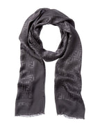 Fendi Wool Scarf - Brown