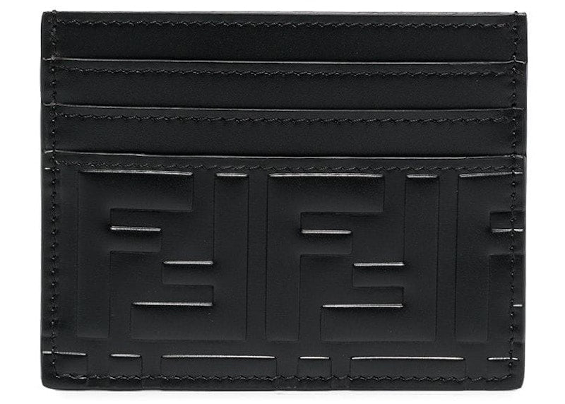 Fendi Baguette Card Holder - Black