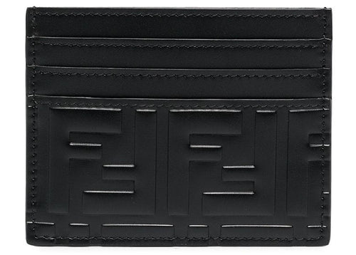 Fendi Baguette Card Holder - Black