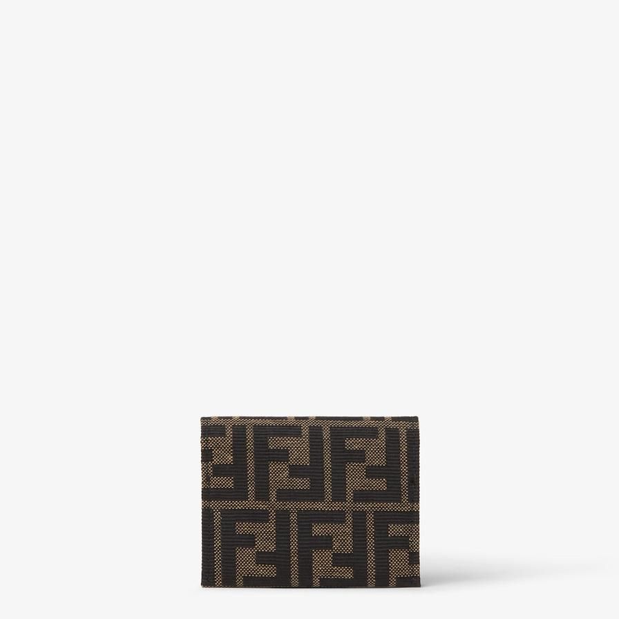 FF Jacquard Card Case - Black Beige