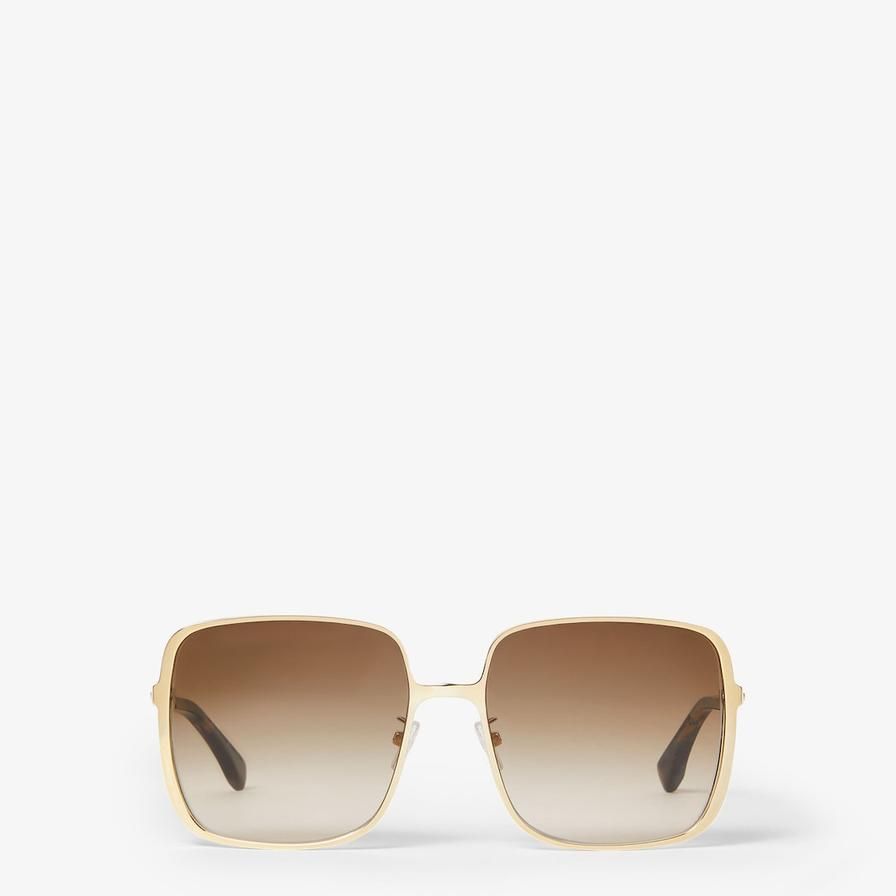 Fendi Line Sunglasses - Gold