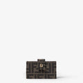 FF Jacquard Card Case - Brown Strap