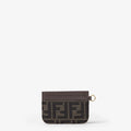FF Jacquard Card Case - Brown